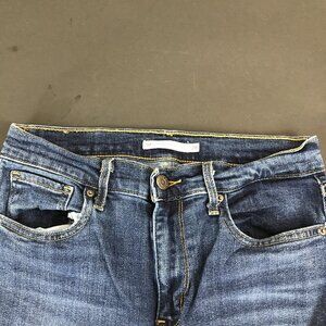 Women's Levi's 724 Highrise Straight Crop Jeans Size 28" x 25"